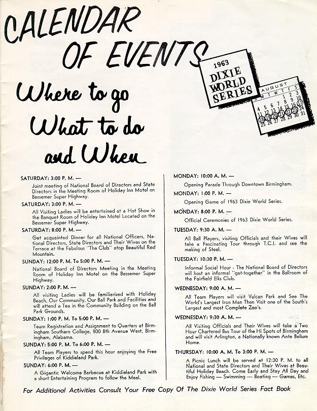 1963 Dixie Youth World Series